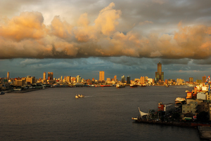 高雄市-高雄港夕色