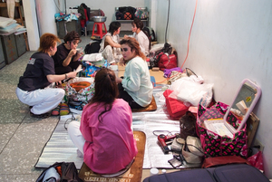  野台戲的後台-2