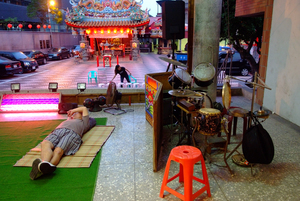 野台戲的後台-3