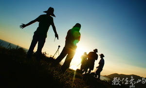 台東縣 蘭嶼-擁抱夕陽