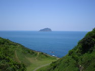 從忘憂谷看基隆嶼