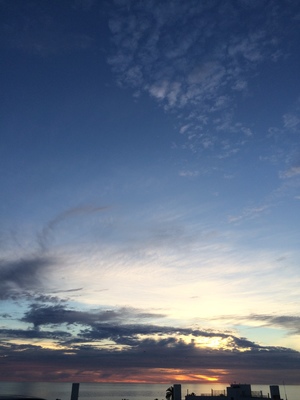 午後的Santa Monica海灘