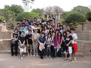 大二與班上參觀安平古堡