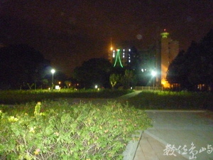 中央夜景。