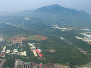 俯瞰臺灣林口上空