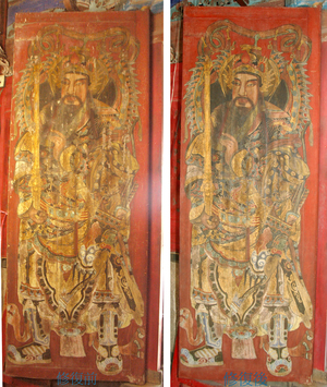 臺灣傳統彩繪欣賞、施作工法今與昔（本相簿作品皆經作者授權）