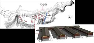 凹字型監獄建築配置圖
