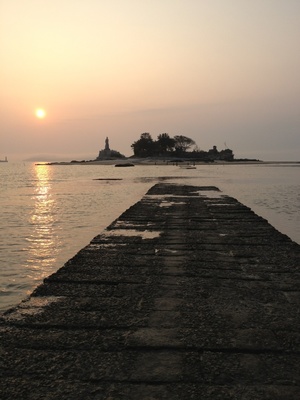 建功嶼海濱夕陽