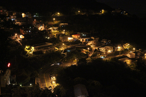 九份老街夜景