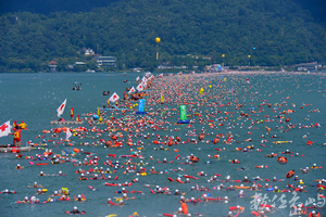 2012 日月潭萬人泳渡 媽祖婆領航 1