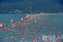 2012 日月潭萬人泳渡 媽祖婆領航 1