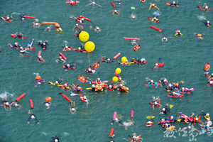 2012 日月潭萬人泳渡 媽祖婆領航 2