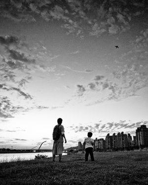 爸爸，我也想飛