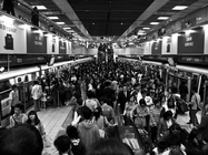 顛峰時刻的人潮