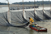 整理漁網