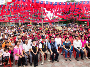 升旗典禮現場之一