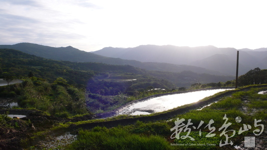 熱熱鬧鬧水梯田