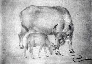 林玉山-水牛