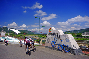 水里親水公園自行車道