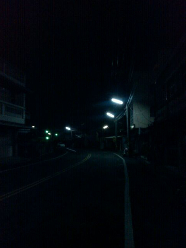 夜晚回家的路上