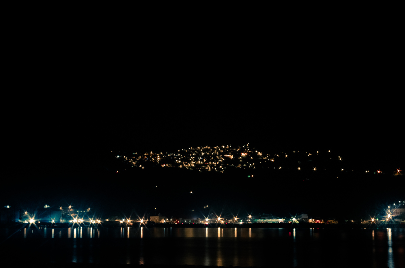 瑞濱海邊-夜景