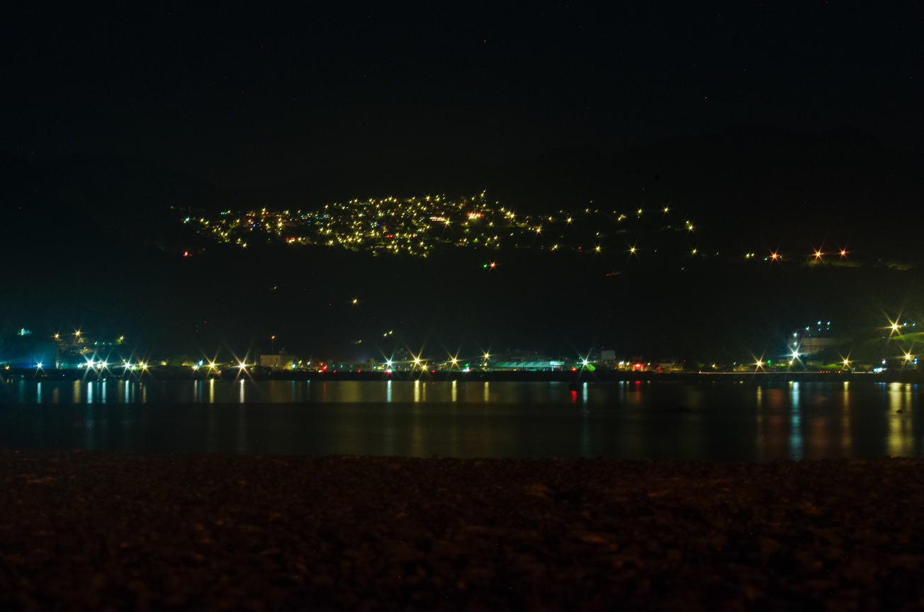 瑞濱海邊-夜景