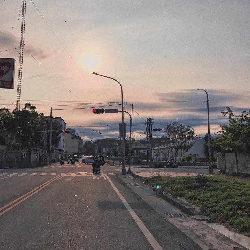 高中上學的路程