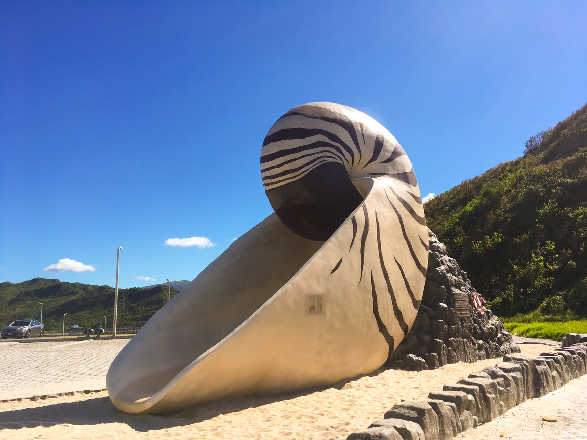 潮境公園-海螺溜滑梯