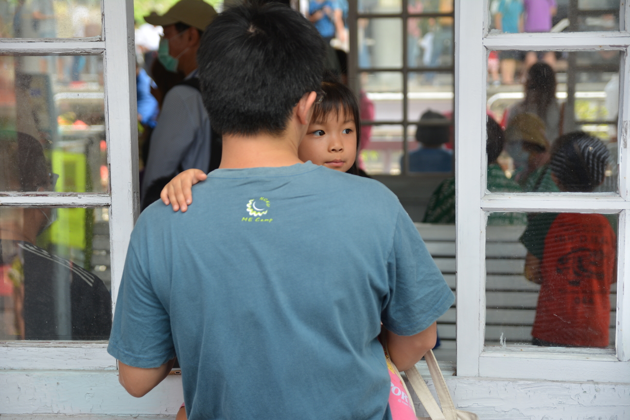 爸爸是家中的火車頭