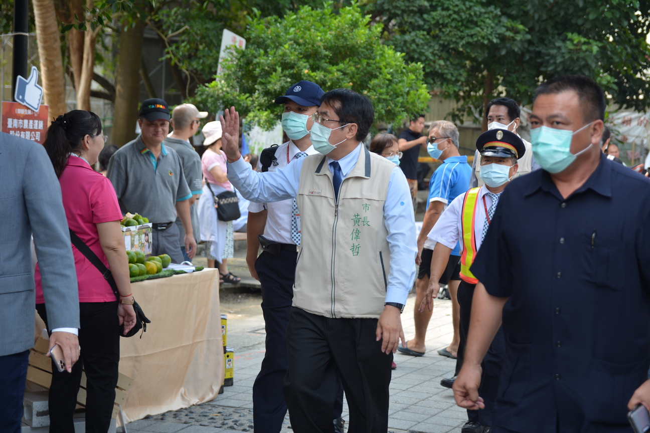 黃偉哲市長跑行程
