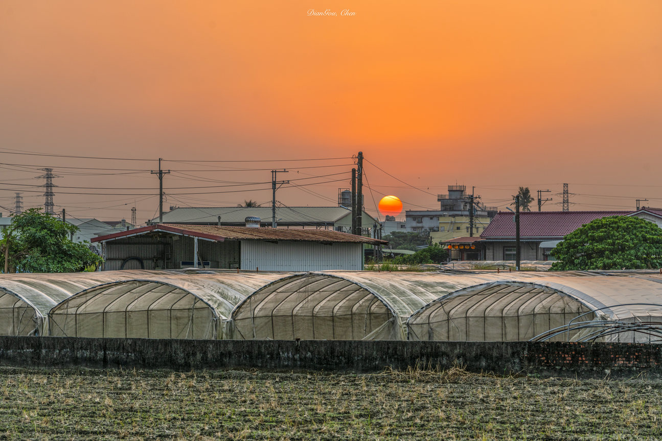 2019/11/9 屏東市大洲里夕陽