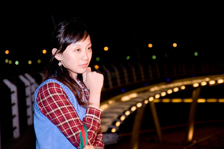 雅婷in情人碼頭夜拍