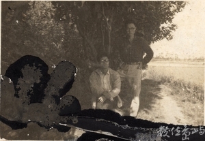 關西坪林˙蓮霧樹下˙陳朝灶攝影˙林蘭英典藏