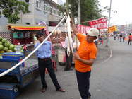 製作糖蔥棒的過程教學