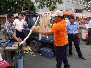 製作糖蔥棒的過程教學