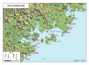 明清之際閩南地圖