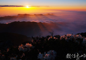 玉山北北峰黃昏