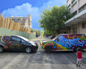汽車塗鴉，炫！