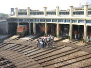 扇形車庫與股道