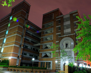 寧靜夜中的東吳大學