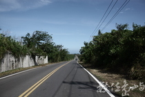  在下很喜歡這條路....艷陽下樹蔭旁  我看著汽車來來去去....吹著風...享受.�
