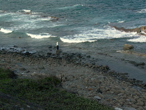 加路蘭附近的海灘與漁人