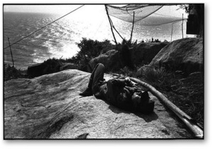 下哨的觀測站士兵，古崗，1989