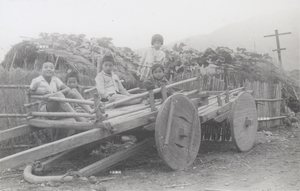 牛車(搬運稻米)