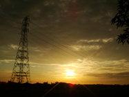高壓夕陽