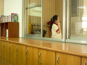 現在膽子很大喔!!