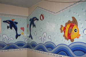 玻璃馬賽克-海豚之戀