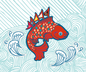 鯉魚卡片送給您